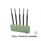 Cell Phone Jammer with Remote Control and 5 Antennas [CPJ8500]