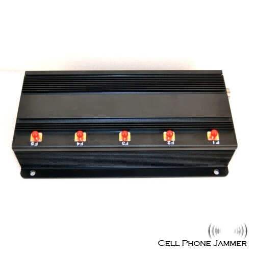 12W High Power Cell Phone + Wifi Jammer - 40 Meters [CMPJ00108] - Click Image to Close