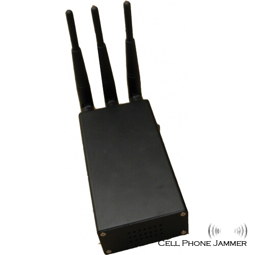 Handheld Phone Jammer Block CDMA GSM DCS 3G Signal - 15 Meters [CMPJ00061] - Click Image to Close