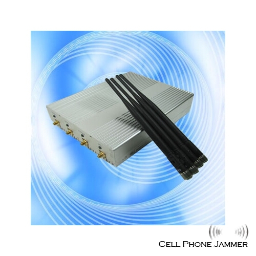 Cell Phone Jammer with Remote Control - 10 to 40M Shielding Radius [CMPJ00050] - Click Image to Close