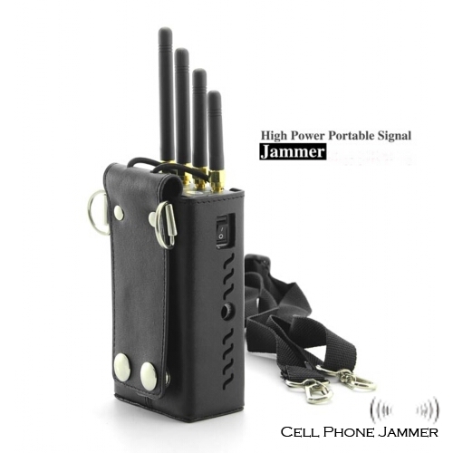 High Power Portable Mobile Phone Signal Jammer - 20 Meters [CMPJ00044] - Click Image to Close