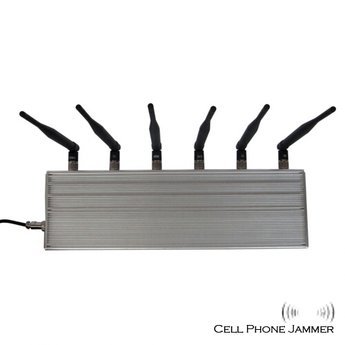 315MHz 433MHz High Power 6 Antenna 3G Cell Phone Jammer [CMPJ00018] - Click Image to Close