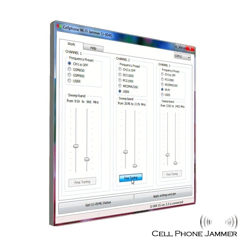 Portable Cell Phone + Wifi + Bluetooth Jammer [CMPJ00134] - Click Image to Close
