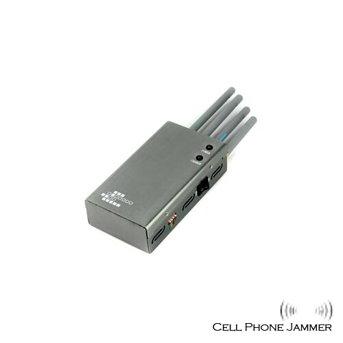 5-Band Portable Mobile Phone + GPS Jammer - 10 Meters [CMPJ00103] - Click Image to Close