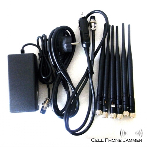 Adjustable 15W High Power Mobile Phone + GPS + Wifi Jammer - 40 Meters [CMPJ00124] - Click Image to Close