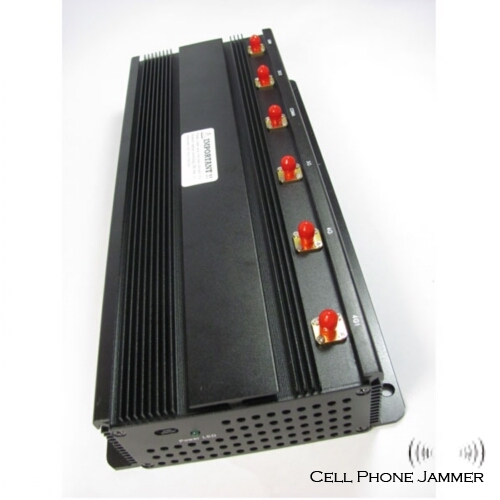 High Power 3G/4G Cell Phone Jammer with 6 Antenna(4G LTE+ 4G Wimax) [CMPJ00004] - Click Image to Close