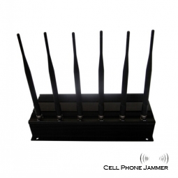 High Power 3G/4G Cell Phone Jammer with 6 Antenna(4G LTE+ 4G Wimax) [CMPJ00004]