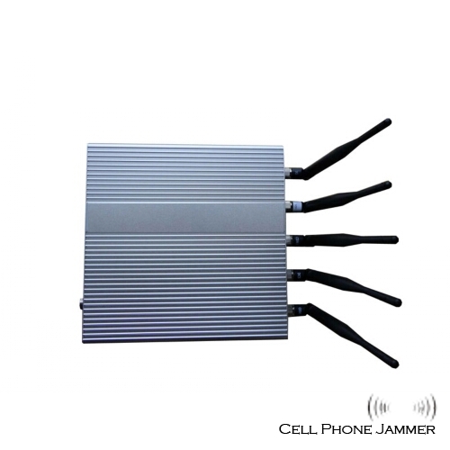 5 Antenna 3G,GSM,CDMA,DCS,PHS Cell Phone Jammer [CMPJ00011] - Click Image to Close