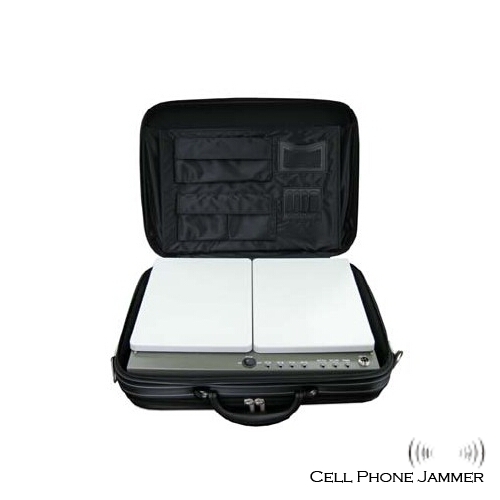 25W High Power Suitcase Cell Phone + Middle RF Jammer [CMPJ00150] - Click Image to Close