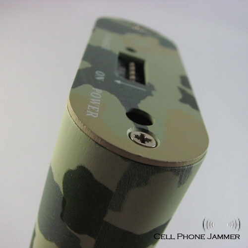 Portable Mobile Phone & GPS Jammer with Camouflage Cover [CMPJ00098] - Click Image to Close