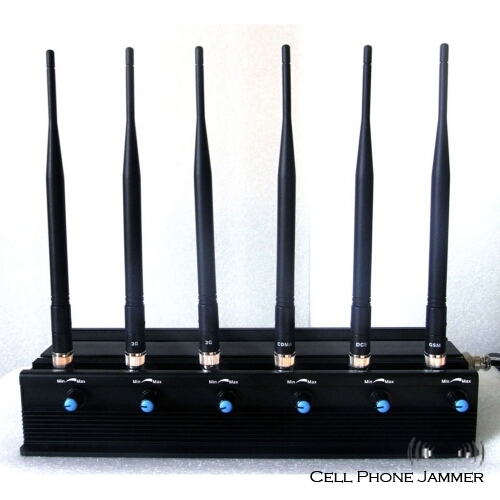 Adjustable High Power 3G 4G(Lte + Wimax)Cell Phone Jammer 6 Antennas [CMPJ00021] - Click Image to Close