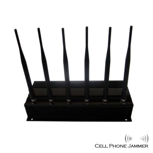 3G 4G(LTE+Wimax) Desktop Cell Phone Signal Jammer - Click Image to Close