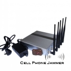 5 Band Cellphone Signal Blocker Jammer with Remote [CPJ9000]