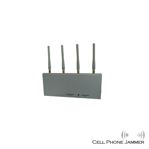 Mobile Phone Jammer with Remote Control- 10 -30M Shielding Radius [CMPJ00049] - Click Image to Close