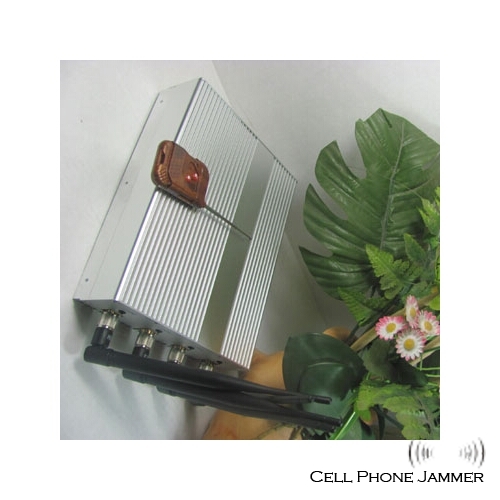 Cell Phone Jammer with Remote Control - 10 to 40M Shielding Radius [CMPJ00050] - Click Image to Close