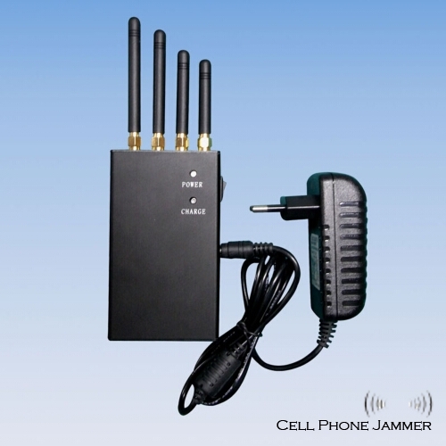 4 Band 4W Portable Cell Phone GPS Signal Jammer - 20 Meters [CMPJ00099] - Click Image to Close