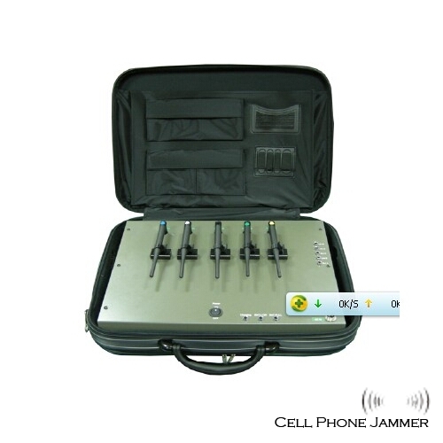 Suitcase Style Cell Phone Jammer - 30 Meters [CMPJ00059] - Click Image to Close