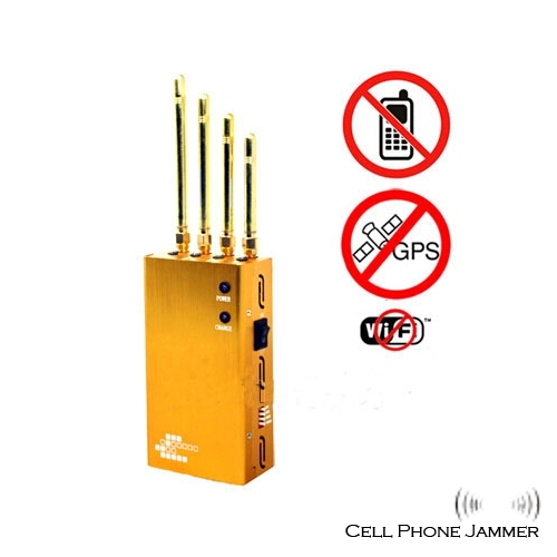 Powerful Handheld Mobile Phone Wifi GPS Jammer [CMPJ00133] - Click Image to Close