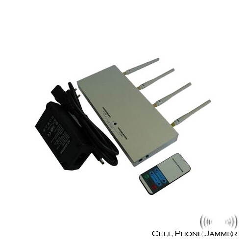 Mobile Phone Jammer with Remote Control- 10 -30M Shielding Radius [CMPJ00049] - Click Image to Close