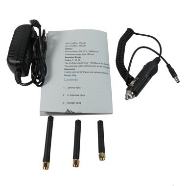 3G High Power Portable Cell Phone Jammer [CJ6000] - Click Image to Close