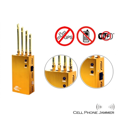 Powerful Handheld Mobile Phone Wifi GPS Jammer [CMPJ00133] - Click Image to Close