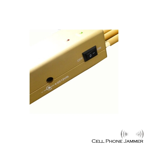 Handheld Cellphone + GPS Jammer 3W 4 Antennas - 20 Meters [CMPJ00086] - Click Image to Close