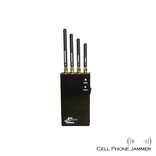 Portable Wifi + Bluetooth + Wireless Video Cell Phone Jammer [CMPJ00156] - Click Image to Close