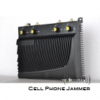 Adjustable Desktop Cell Phone + GPS Jammer with Remote Control - 40 Meters [CMPJ00084]