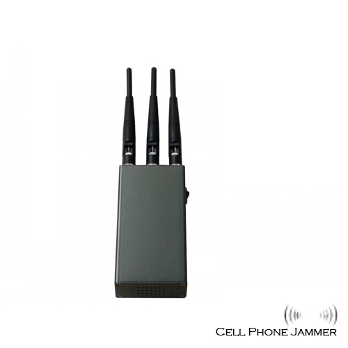 Handheld Phone Jammer Block CDMA GSM DCS 3G Signal - 15 Meters [CMPJ00061] - Click Image to Close