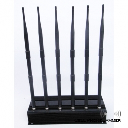 High Power Cell Phone + GPS + Wifi + VHF UHF Jammer [CMPJ00164]