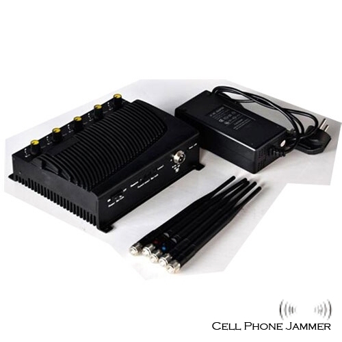 Adjustable Powerful Desktop Mobile Jammer + 4G [RCJ40-D] - Click Image to Close