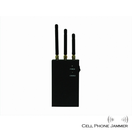 3W High Power Cell Phone Jammer Portable - 15 Meters - Click Image to Close