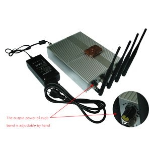 60 Metres High Power Mobile Phone Jammer with Remote [CPJ1500] - Click Image to Close