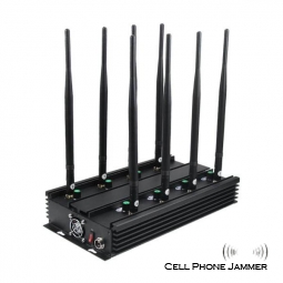 Ultimate 8-Band Wireless Signal Jammer Terminator for Cell Phone, WiFi Bluetooth, UHF, VHF, GPS, LoJack