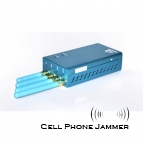 Portable 1500-1600MHz 1220-1230MHz 1200-1210MHz 1250-1280MHz 1170-1180MHz GPS Signal Jammer - 15 Meters