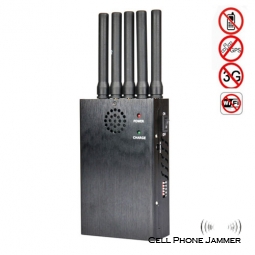 Portable 3G Cell Phone Jammer + Wifi Jammer + UHF Jammer [JAMMERN0008]