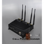 Adjustable Desktop Cell Phone Jammer with Remote Control 4 Band [CMPJ00022]