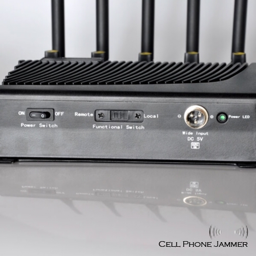 Adjustable Powerful Desktop Mobile Jammer + 4G [RCJ40-D] - Click Image to Close