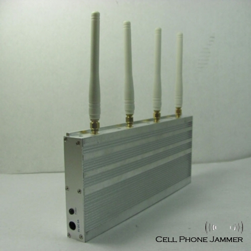 Mobile Phone Jammer with Remote Control- 10 -30M Shielding Radius [CMPJ00049] - Click Image to Close