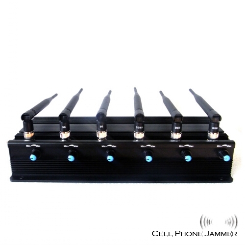 Adjustable High Power 3G 4G(Lte + Wimax)Cell Phone Jammer 6 Antennas [CMPJ00021] - Click Image to Close