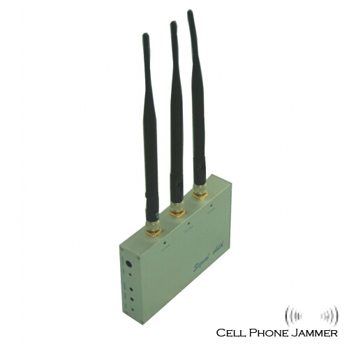 3G GSM CDMA DCS Cell Phone Jammer with Remote Control [CMPJ00031] - Click Image to Close