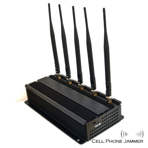 12W High Power Cell Phone + Wifi Jammer - 40 Meters [CMPJ00108] - Click Image to Close