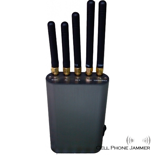 Portable Cell Phone & GPS & Wifi Signal Jammer [CMPJ00128] - Click Image to Close