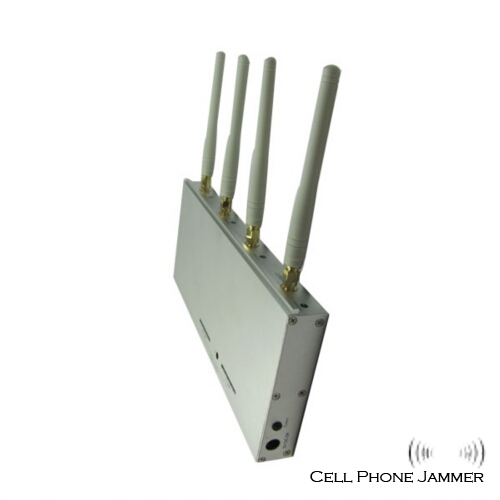 Mobile Phone Jammer with Remote Control- 10 -30M Shielding Radius [CMPJ00049] - Click Image to Close