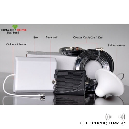 Cell Phone Signal Booster Repeater - GSM 850MHz/1900MHz 800Sqm - Click Image to Close