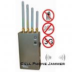 5-Band Portable Mobile Phone + GPS Jammer - 10 Meters [CMPJ00103]