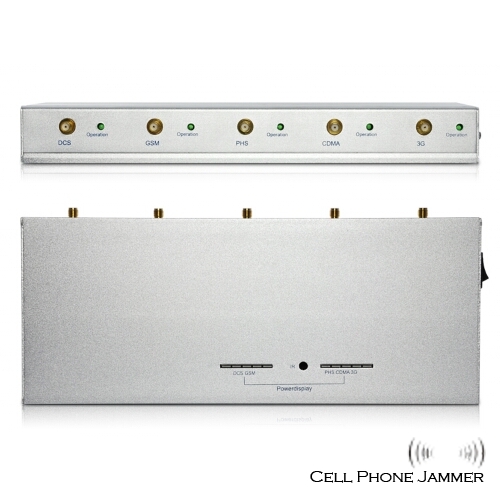 5 Band Mobile Phone Jammer with Remote Control [CMPJ00016] - Click Image to Close