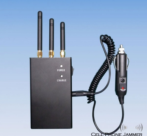 3W High Power Mobile Phone Jammer Portable - 20 Metres [CJ5000] - Click Image to Close