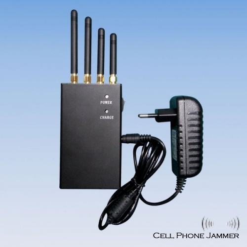 4 Band Portable GPS Mobile Phone Signal Jammer [GJ6000] - Click Image to Close