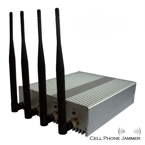 Cell Phone Signal Blocker with Remote Control 4 Antenna [CMPJ00005] - Click Image to Close